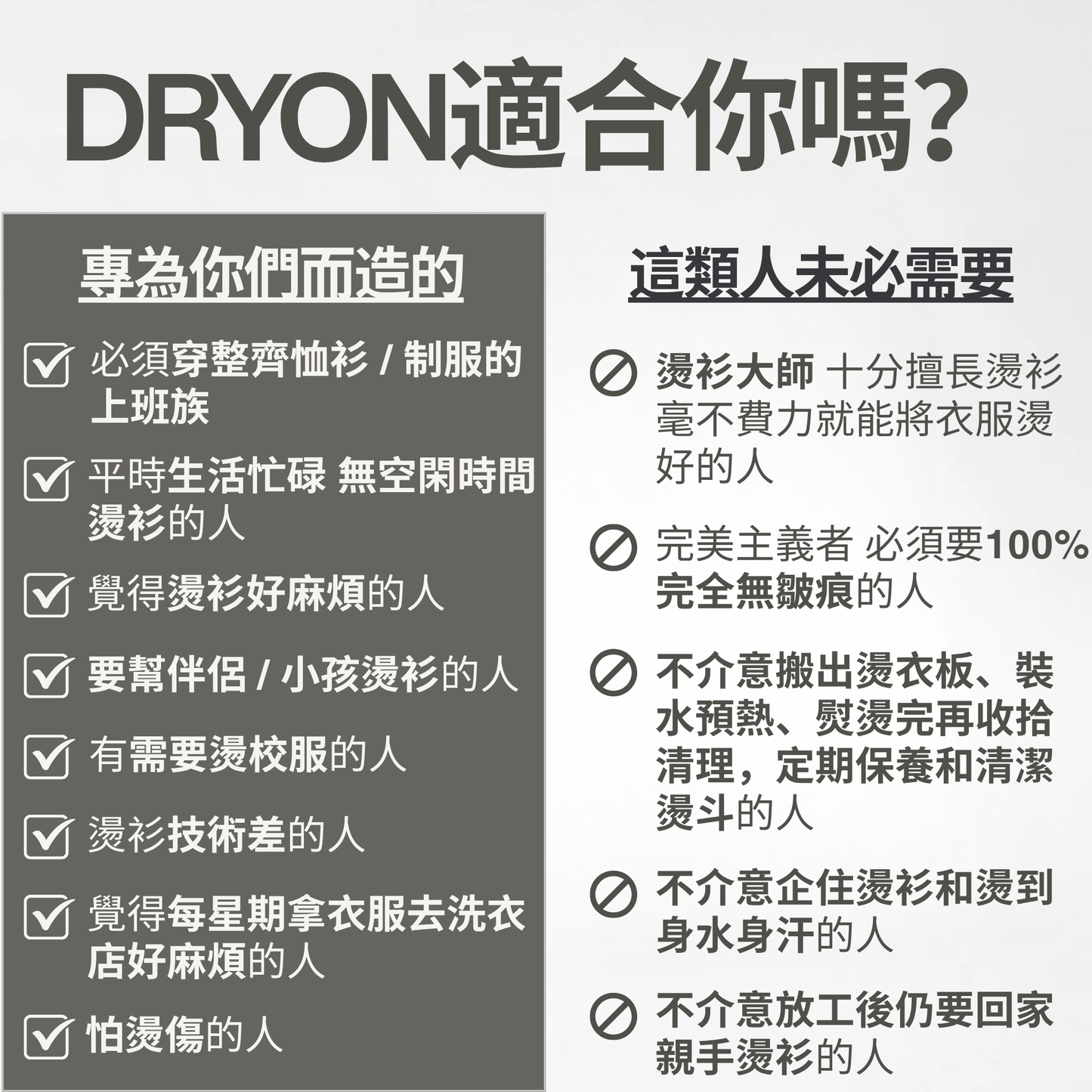 Dryon烘乾機套裝